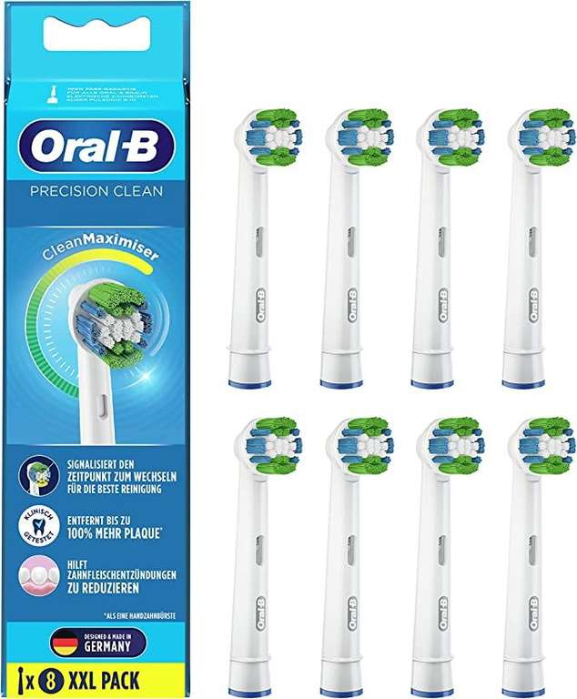 Oral-B Precision Clean - Cabezales de recambio para cepillo de dientes (8 unidades)