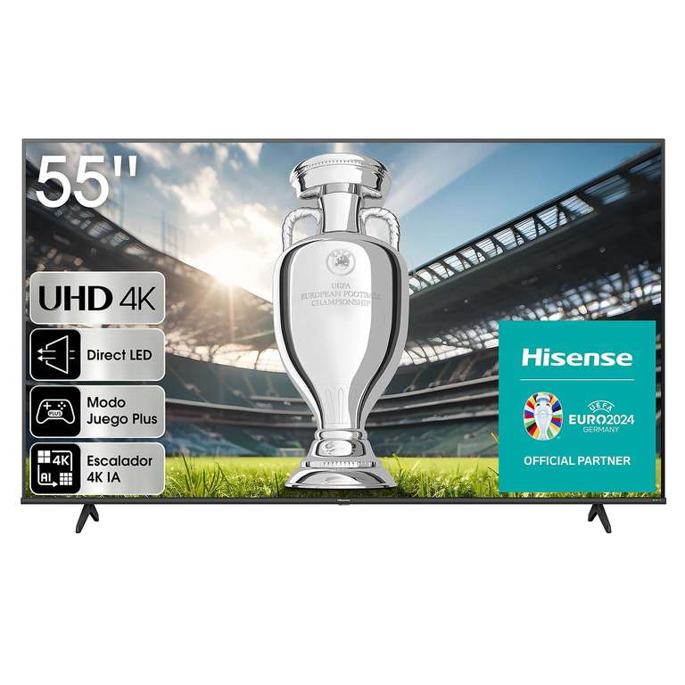 TV LED 55'' - Hisense 55A6K, Smart TV, UHD 4K, Dolby Vision