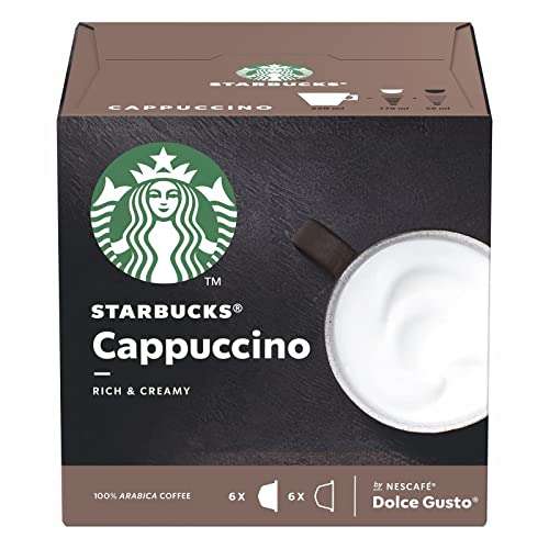 Starbucks cappuccino dolce gusto, 72 cápsulas
