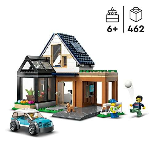 LEGO City Casa Familiar y Coche Eléctrico - 60398