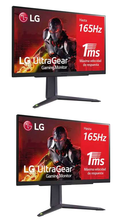 Setup Gaming - 2 Monitores LG UltraGear QHD de 31.5'' con 165Hz, 1ms MBR