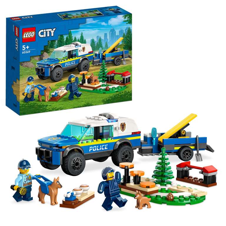 LEGO 60369 City Entrenamiento Móvil para Perros Policía