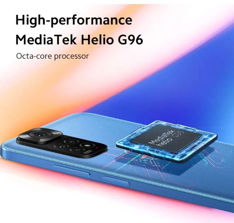 Xiaomi Redmi Note 11S 8GB 128GB 6.43" AMOLED Helio G96 5000mAh 108MP Smartphone
