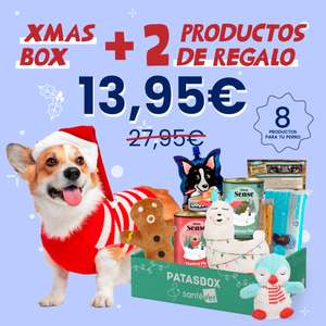 Patasbox extra Navidad + dos productos de regalo 2 productos de regalo