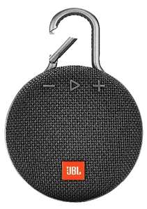 Altavoz Inalámbrico - JBL Clip 3 Black, 3 W, Bluetooth, IPX7, Micrófono, Mosquetón