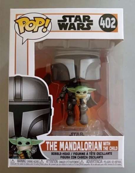 Funko Pop The Mandalorian With The Child de Star Wars