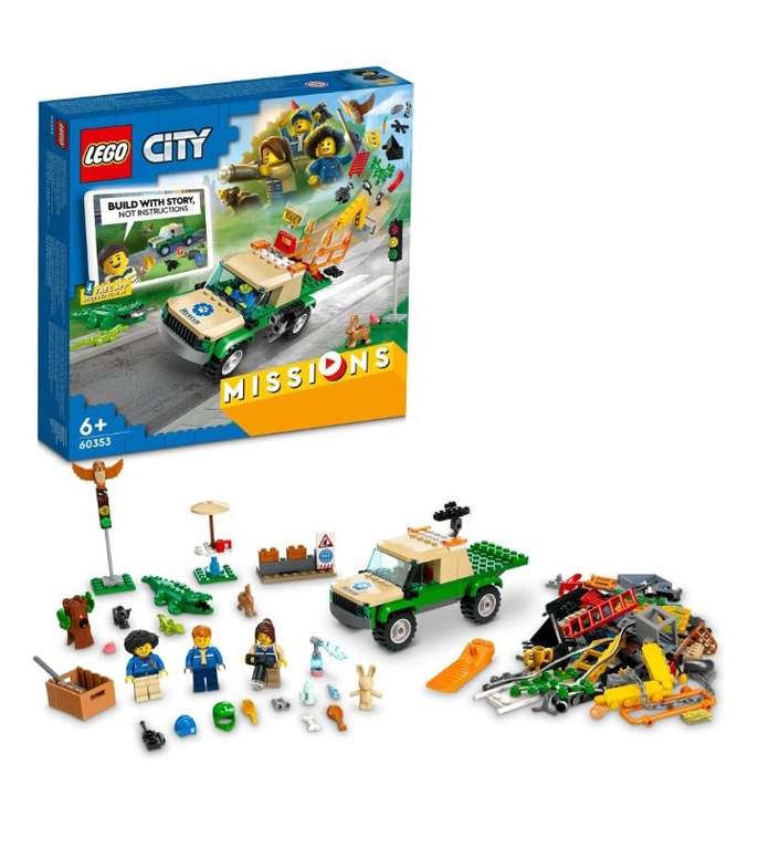 LEGO City - Misiones de rescate de animales salvajes y muchos más LEGO hasta el 50%.