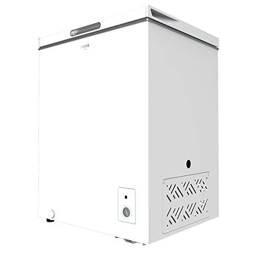 Cecotec Congelador Horizontal Arcón Bolero CoolMarket Chest 142 White. 142 Litros, Ahorro Energético, Sistema Dual Function.