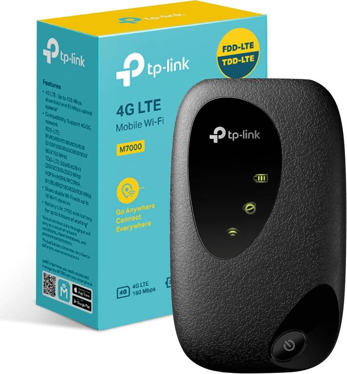 TP-Link M7010 / Mobile Router routeur Sans Fil Monobande (2,4 GHz) 3G 4G (Caja Abierta)