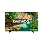 TV LED 55" (139,7 cm) Daewoo 55DM62UA, 4K UHD, Smartv