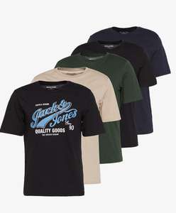 Pack 5x camisetas estampadas JACK&JONES | Tallas XS, S y M