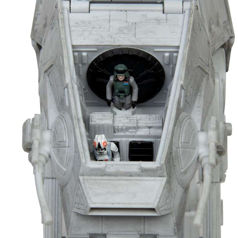 Bizak Star Wars Micro Galaxy Squadron AT-AT - Vehículo de Asalto de 25 cm con Accesorios y 5 Figuras (62610170)