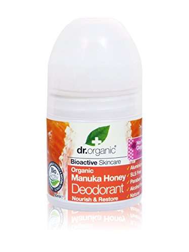 Pack 6 - Dr. Organic Desodorante Roll-On. Manuka Honey 300 ml