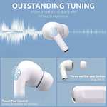 Auriculares Inalámbricos, Auriculares Bluetooth 5.3 HD Micrófono, Cascos Inalambricos HiFi Estéreo Auriculares In Ear con IPX6