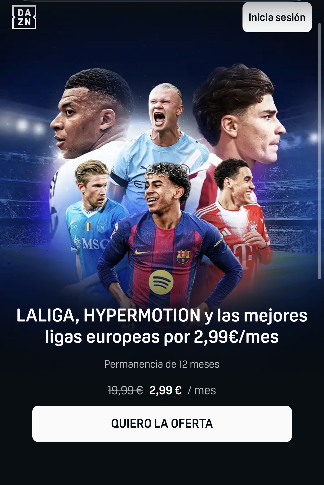 Todas las ligas - Cuentas seleccionadas