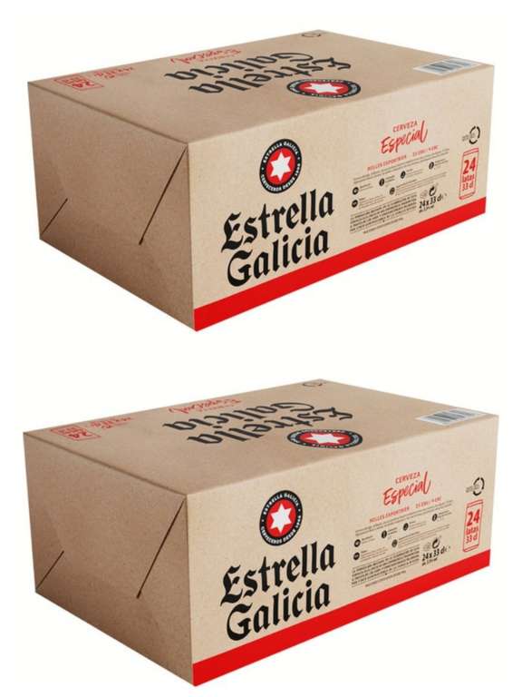 48 Latas Estrella Galicia 33cl [0'64€/lata] [Click&Car gratis]