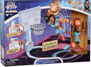 Famosa- Space Jam Super Dunks Juguete cancha de Baloncesto, Multicolor