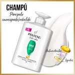 Pantene Champú Pelo Suave Y Liso Nutri Pro-V, Fórmula Pro-V + Antioxidantes, Alisa el Pelo Encrespado Y Rebelde, Champú Hidratante, 1000ML