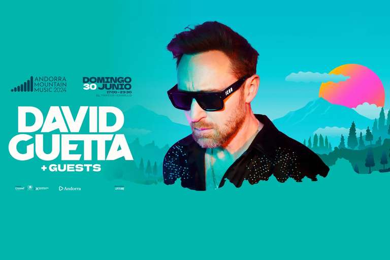 David Guetta + Hotel en Andorra! Noche en hotel 3* con ¡entradas incluidas al Festival Andorra Mountain Music! por 72 euros! PxPm2 junio