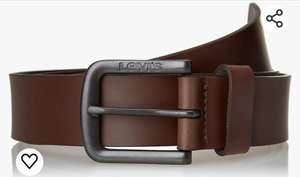 Levi's Seine Metal cinturón, Marrón Oscuro, para Hombre (Varias tallas)