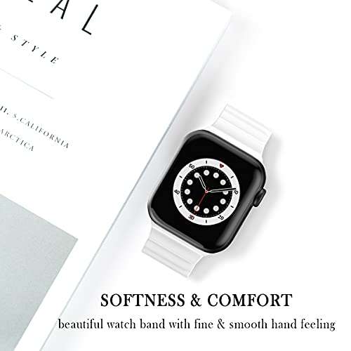 Correas Compatible con Apple Watch, 38 40 41 42 44 45 mm, iWatch Series 8/7/6/5/4/3/2/1/ SE (9 colores + MAS MODELOS EN DESCRIPCIÓN)
