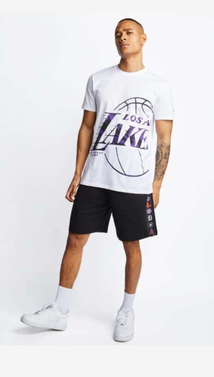 New Era Shortsleeve Camiseta Lakers + Envio Gratis