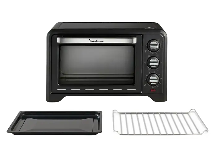 Mini horno - Moulinex OX444810 Optimo, Potencia 1380W, Capacidad 19 L, 6 Programas, Temporizador
