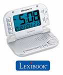 LEXIBOOK- Serenity Despertador Digital De Viaje, Color Blanco, 10.8 X 7.5 X 2.6 Cm (RL930)