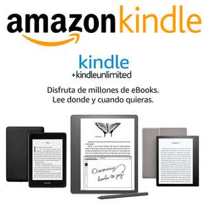 Kindle (Paperwhite, 2022, Signature, Oasis, Scribe) + 3 Meses Kindle Unlimited