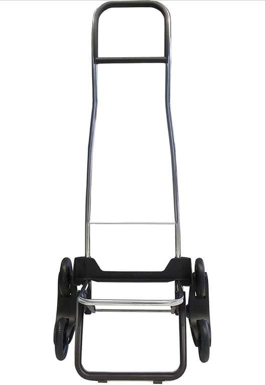 Rolser SAQ006 - Carro de compra (nylon, plegable, 47.5 x 40 x 107 cm, 43 L, 6 ruedas), color negro