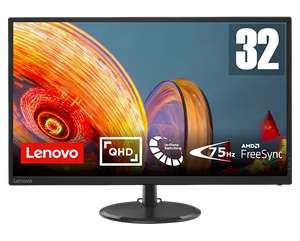 Monitor QHD 2K Lenovo C32q-20 de 31,5" (IPS, 75 Hz)