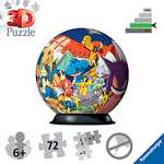 Puzzle 3D esférico de Pokémon (Ravensburger) - 10,99€ / Portalápices por 9,71€