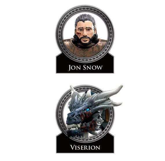 Construcción Juego de Tronos: Jon Snow vs Viserion