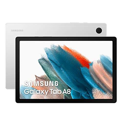 Samsung Galaxy Tab A8 - Tablet de 10.5” (4GB RAM, 64GB Almacenamiento, Wifi, Android 12) ROSA PLATA O GRIS OSCURO