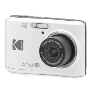 Kodak Pixpro FZ45: Cámara Digital Compacta 16.44 MP, Zoom Óptico 4x, Pantalla LCD 2.7", Vídeo HD 720p, AA - Blanca