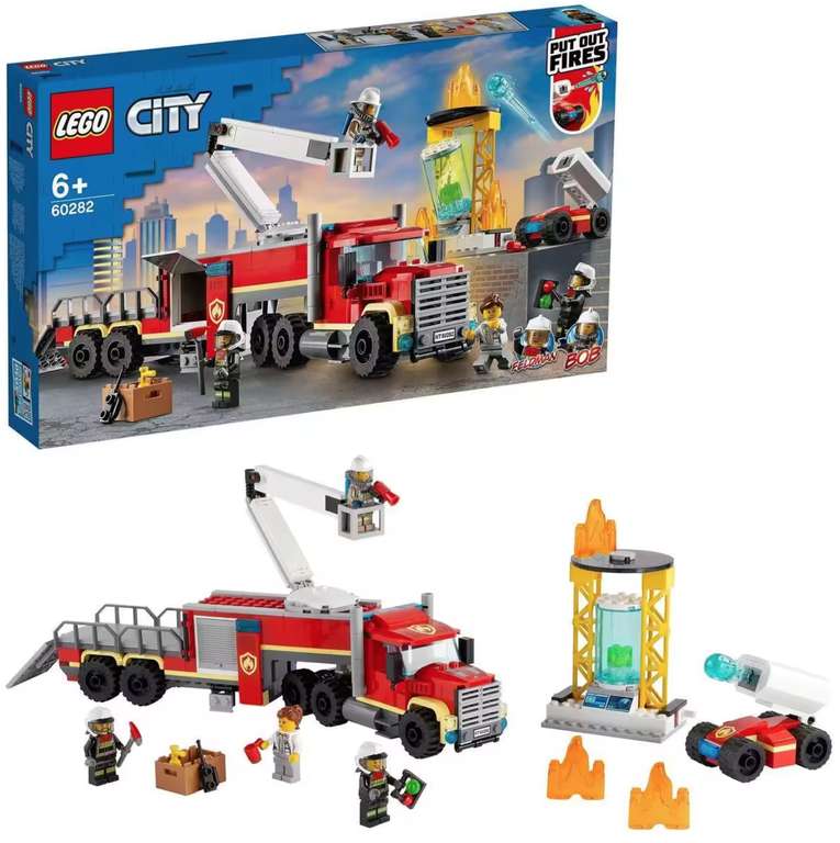 LEGO City 60282 Unidad de Control de Incendios