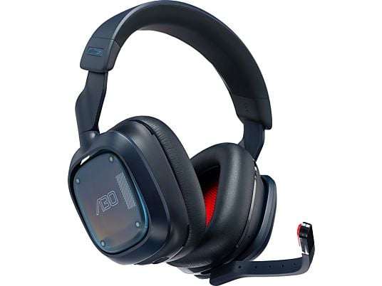 Auriculares gaming - Astro A30, Bluetooth, 27hs de batería, Micrófono desmontable, Compatible con Xbox/NSW/PC y Android, Azul