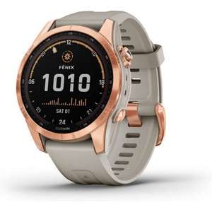 Garmin Fénix 7S Solar Reloj Smartwatch 42mm Oro Rosa/Beige (Vendedor externo)