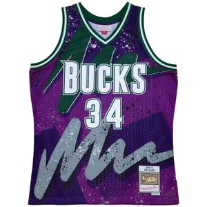 Camiseta Milwaukee Bucks Hyper Hoops Swingman - Ray Allen de Mitchell & Ness