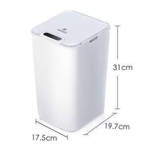 Cubo de basura inteligente para el hogar, cubo de basura de inducción con Sensor eléctrico, automático, para cocina y baño