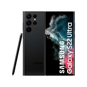 Móvil - Samsung Galaxy S22 Ultra 5G, Negro, 512 GB, 12 GB RAM, 6.8 QHD+, Exynos 2200, 5000mAh, Android 12