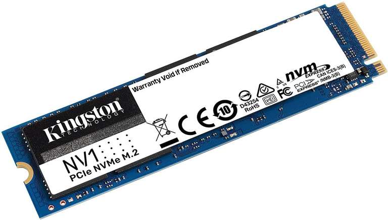 Recopilación SSD PCIe NVMe NV1 de Kingston (250GB, 500GB, 1TB, 2TB)