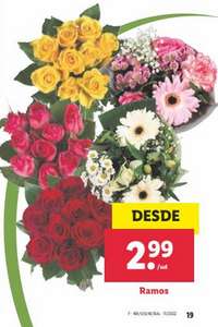 Ramos de flores desde 2,99 € Lidl