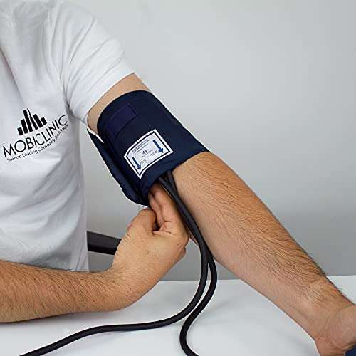 Tensiómetro de brazo, Doble Salida, Incluye Estuche, Medidor de tensión aneroide, Medición Presión arterial, Precisión, Bomba de goma.