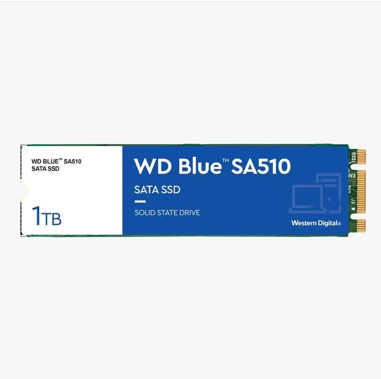 WD Blue SA510 SSD 1 TB M.2 2280 SATA 3