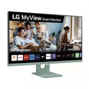 LG MyView Smart TV 27" webOS23, IPS, Full HD, NTSC 72%, HDR10, HDMI 2.1 Modelo: 27SR50F-G.AEU. / En 32" por 179,55€.