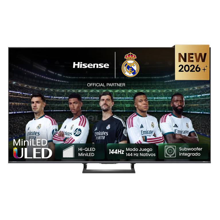 Hisense 55E8S MiniLED Smart TV 55 Pulgadas, Hi-QLED MiniLED, 144 Hz Nativos, Subwoofer , Hi-View AI Engine, Total HDR, Filmmaker Mode