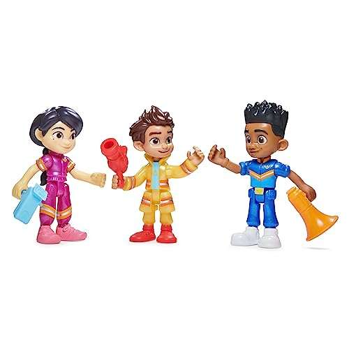 Disney Junior - Unidad DE Rescate - Pack DE Figuras DE ACCIÓN - con 3 Juguetes Colecionables - Bo, Jayden y Violet con Accesorios