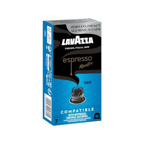 Lavazza, Espresso Maestro Dek, 20 Cápsulas de Café descafeinado