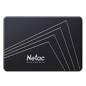 Netac 480GB SSD 2.5'' SATAIII 6Gb/s Disco Duro de Estado Sólido Interno 3D NAND Flash SLC Velocidad hasta 530MB/s,
